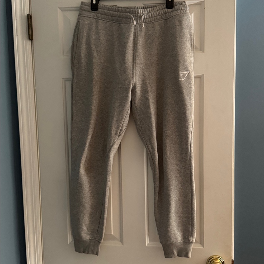 Gray Joggers with Logo